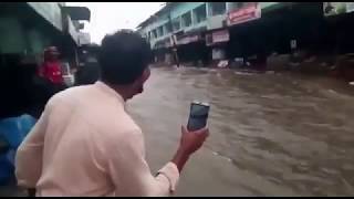 Major flooding in Kerala southern India Aug 2018.