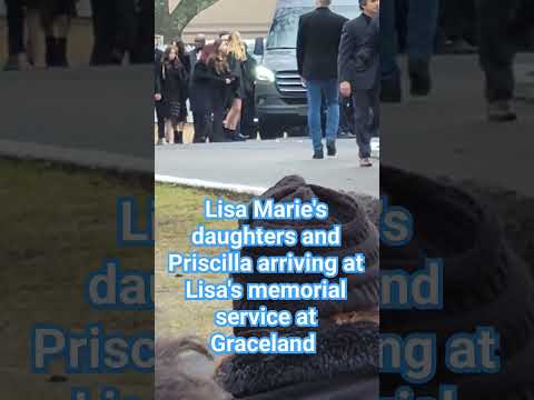 Riley Keough And Priscilla Arrive At Graceland For Lisa Marie Presley's Memorial Service