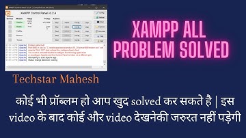 Xampp All Problem Solved | can