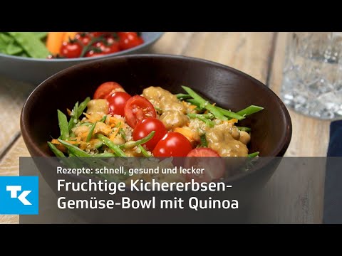 Video: Marinierte Kichererbsen Mit Quinoa Und Löwenzahngrün