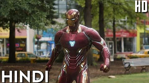 Iron Man ALL FIGHT Scenes in Hindi - Avengers Infinity War in Hindi | Ironman vs Thanos Fight