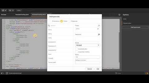 Qlik Sense Mashup Create Hypercube