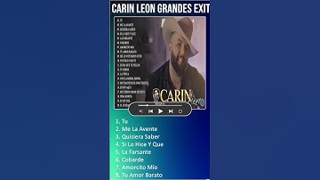 Thumbnail of Carin Leon Grandes Exitos   30 Canciones Mas Escuchadas #shorts