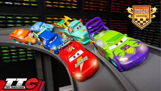 Details I Raced LIGHT-UP PIXAR CARS! Update
