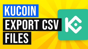 How to Get CSV Files From Kucoin In 2022 (Kucoin Tax Reporting)