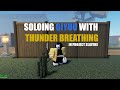 How To Solo and Farm Giyuu with Thunder Breathing [Project Slayers]