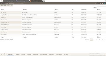 How to use datatable in build export file buttons