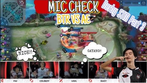 MIC CHECK ALTER EGO VS BTR || UDIL MODE SPYCY BOY SAID "GAYANG!!" || PLAYOFF MPLID S11