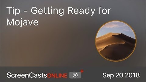 SCOM0771 - Tip - Getting Ready for Mojave
