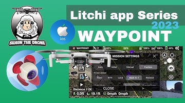 How to tutorial Litchi app Waypont DJI Mini 2 #shaunthedrone