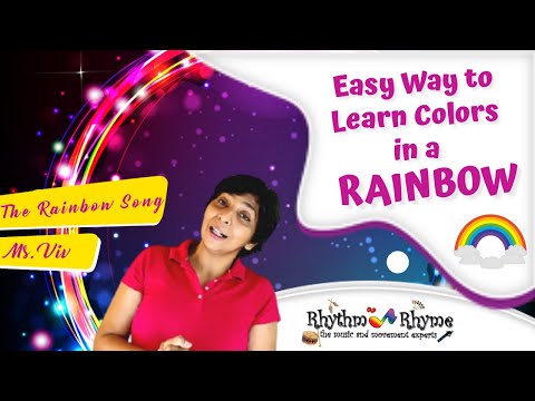Easiest way to learn Colors in the Rainbow. The Rainbow Song