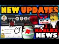 AVATAR ACCESSORIES GLITCHED? HOME PAGE UPDATES! FPS UNLOCKER FIX! (ROBLOX NEWS)