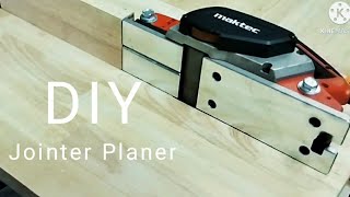 DIY jointer planer