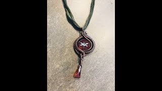 Wire wrap Dragon Fly charm tutorial