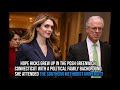 Hope Hicks, who is the ex-model who has allegedly infected Donald Trump?