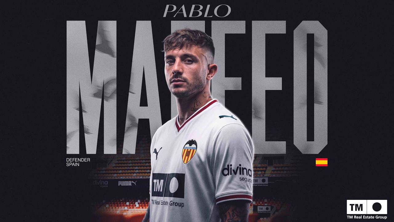 PRESENTACIÓN DE PABLO MAFFEO COMO JUGADOR DEL VALENCIA CF