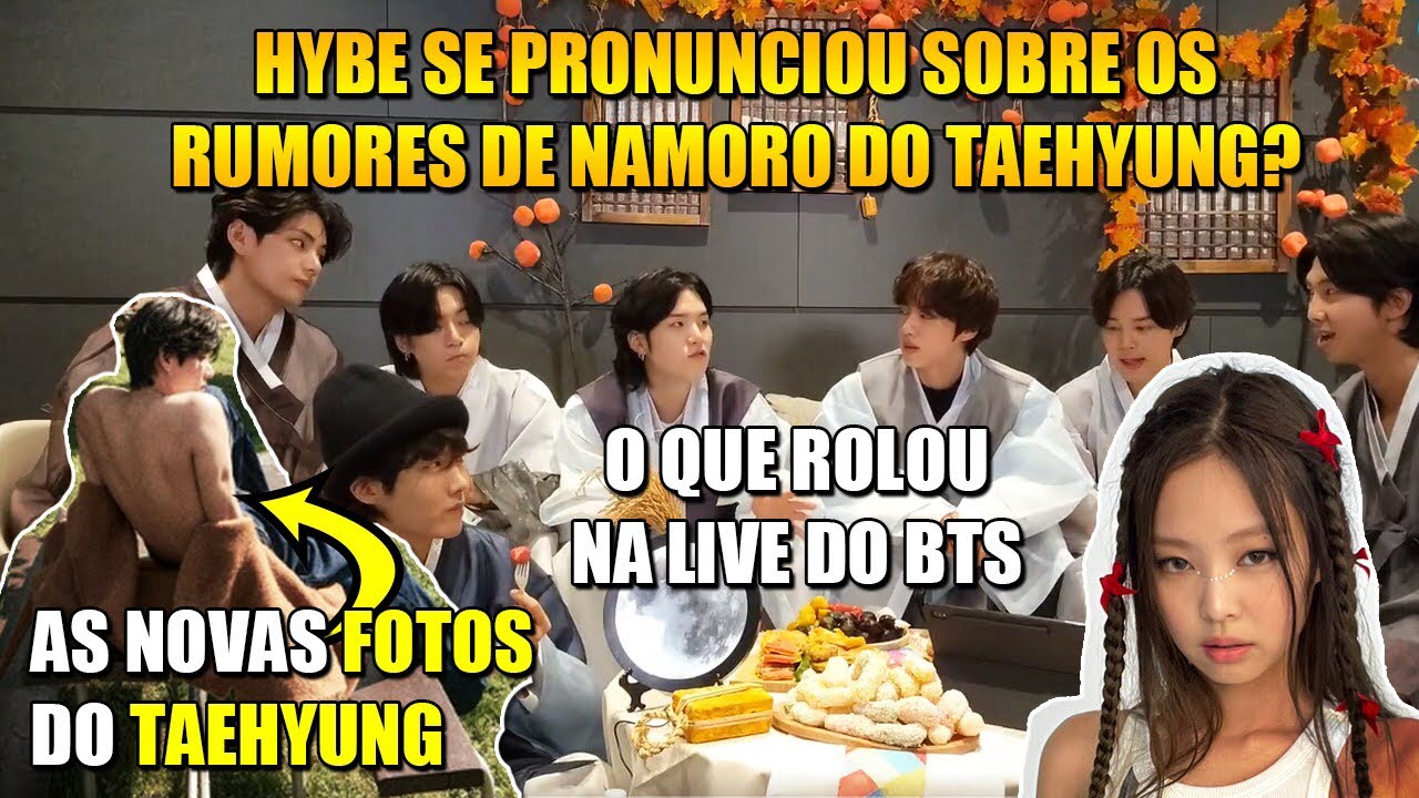 V, do BTS, está namorando? HYBE revela a verdade! - Purebreak