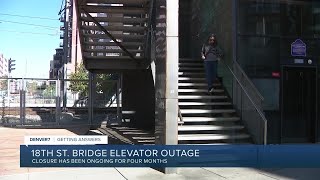 Frequent users of 18th Union Gateway Bridge share concerns over elevator outages