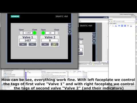 Siemens TIA Portal HMI tutorial - How to create, use and work with HMI Faceplates (WinCC)