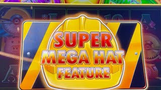 GOLD SAW/SUPER MEGA HAT/MANSIONS FEATURE 1$ DENOM HUFF N EVEN MORE PUFF PLAYGROUND