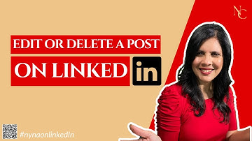 How to edit or delete a post on LinkedIn