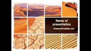 Desert PowerPoint Template by PoweredTemplate.com