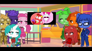 Smiling critters react to the nightmare critters #popyplaytimechapter4@IsaacLedesma-o9m