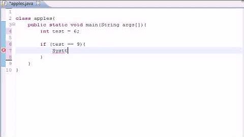 Java Programming Tutorial - 10 - If Statement.flv