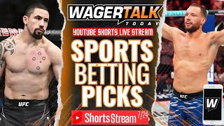 WagerTalk Today SHORTS LIVE | Free Sports Picks | MLB Picks & Predictions | Sharp Action | 7/24