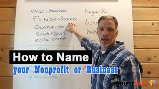 How to Name your Nonprofit or Business