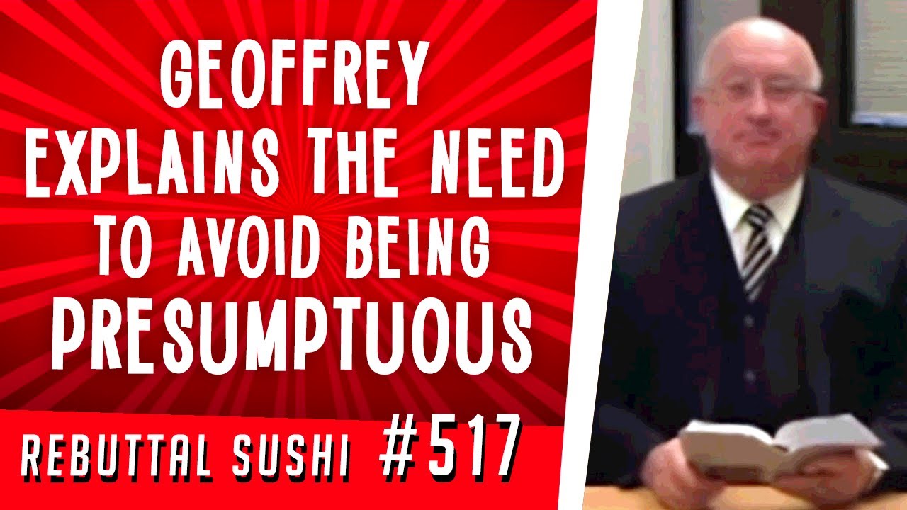 Geoffrey Jackson explains the need to avoid being presumptuous