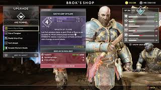 God of War (2018) Smoldering Amber for SURTR Grip - feat. Talisman Unbound Potential - no spoiler