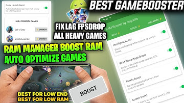 FAMOUS GAMEBOOSTER BOOST RAM FOR ANDROID | RAM MANAGER | AUTO OPTIMIZE