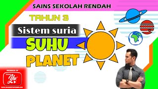 Sains Tahun 3: Sistem Suria | suhu planet