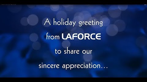 Thank You From LaForce