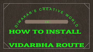 Vidarbha Route Installation in MSTS & Openrails