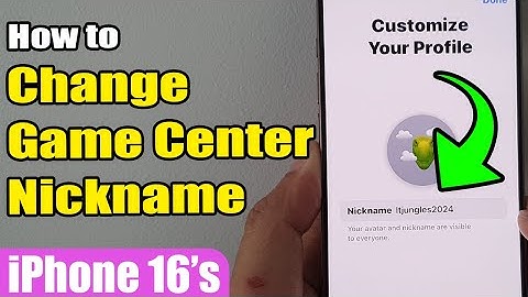 🎮 How to Change Your Game Center Nickname on iPhone 16/16 Pro Max 📱 | iOS 18 Tutorial