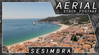 Sesimbra ● Portugal 🇵🇹 | 4K Aerial Drone Stock Footage