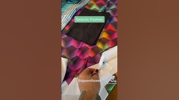 Galactic Fashion and custom printed fabrics from @spoonflower