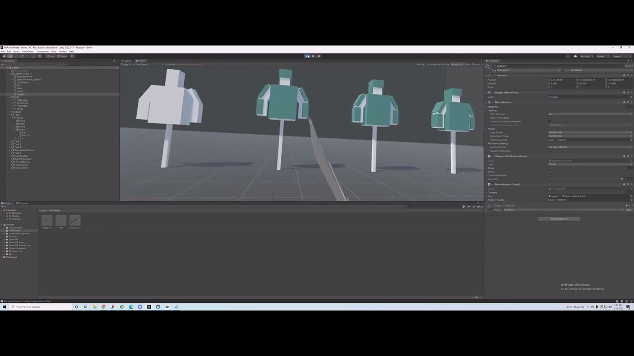 Little Melee System with Hurricane VR - YouTube