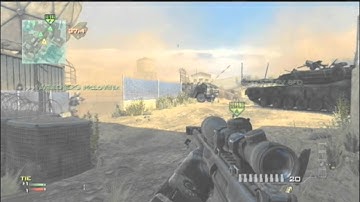 MW3  QuickScoping/Sniper Gameplay on Dome