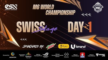 LIVE | DAY 1 | M6 World Championship 2024 Swiss Stage | (MN)