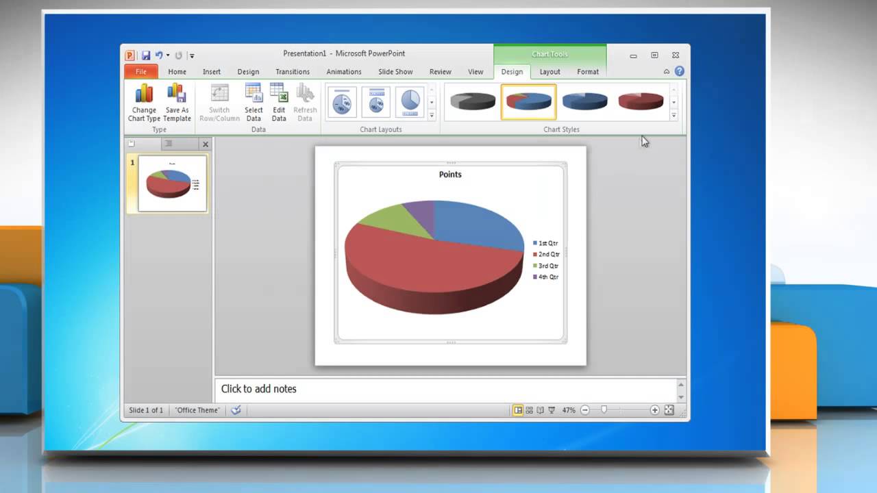 How To Make A Chart In Powerpoint 2010