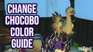 FFXIV 2.35 0394 Change Chocobo Color Guide