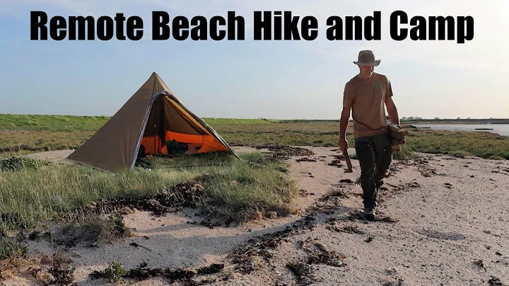 Beach Wild Camp with Kent Survival.  Big Hike Alon...
