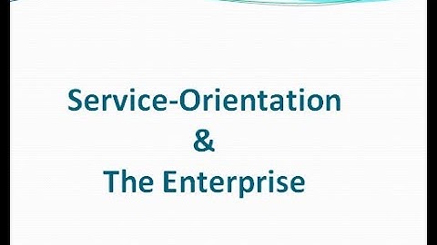 Service Layers | Service Orientation and the Enterprise