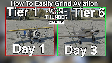How To Easily Grind Aviation in War Thunder Mobile!