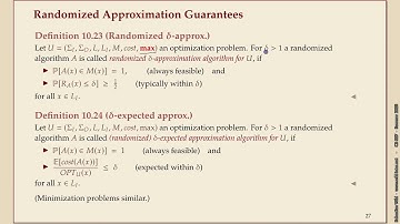 Advanced Algorithms (Summer 2025) 10-8 Randomized Approximation