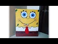 Sponge the bob Painting || Canvas Painting