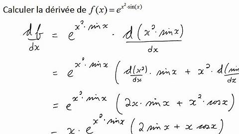 Dérivée d